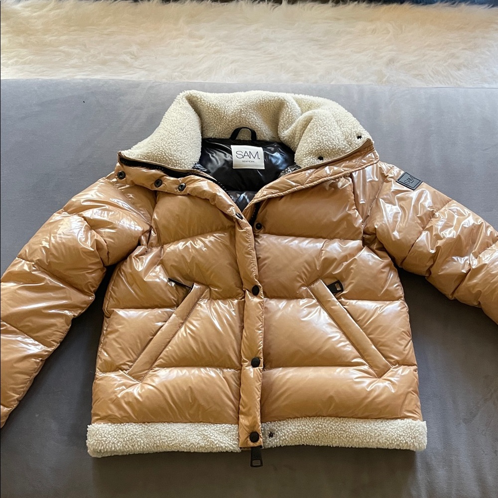 SAM Tan Puffer Jacket